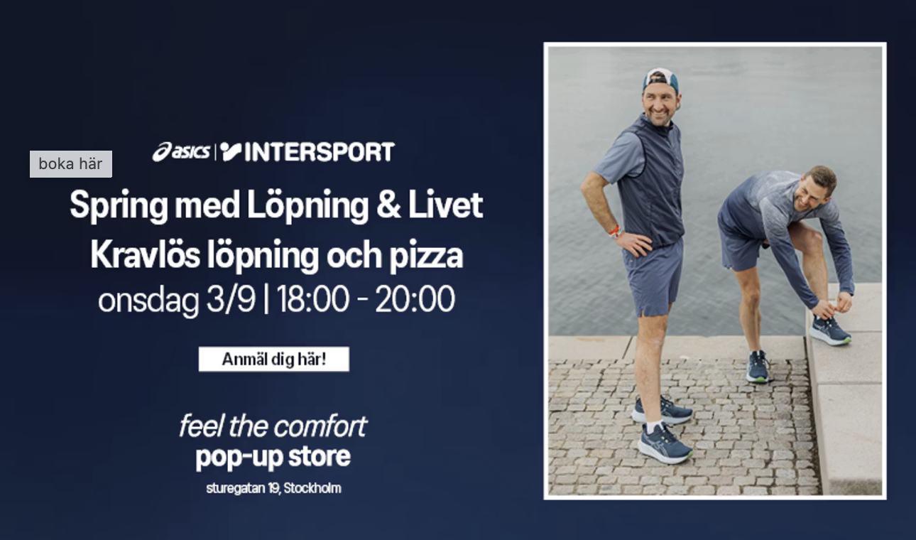 Feel the Comfort pop-up: Stockholms nya löpardestination öppnar nästa vecka