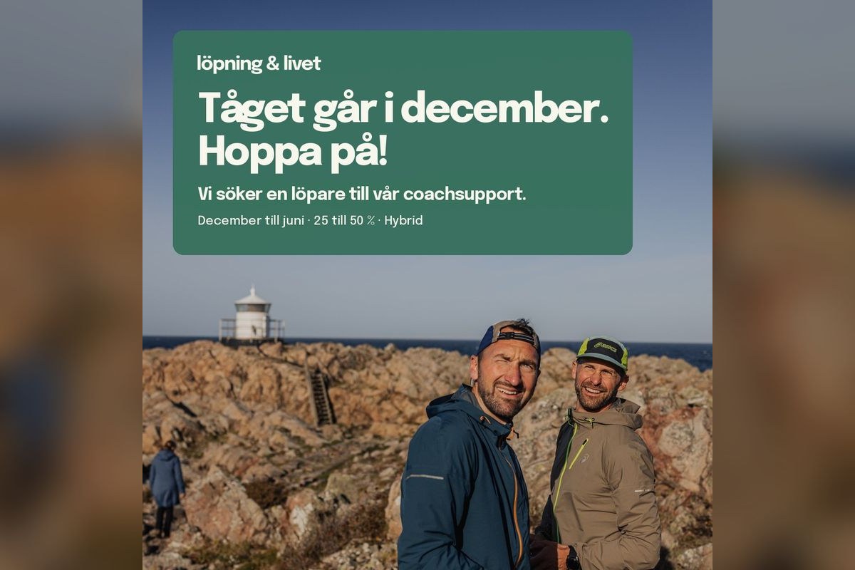 Vi söker en löpare som vill jobba med löpare.